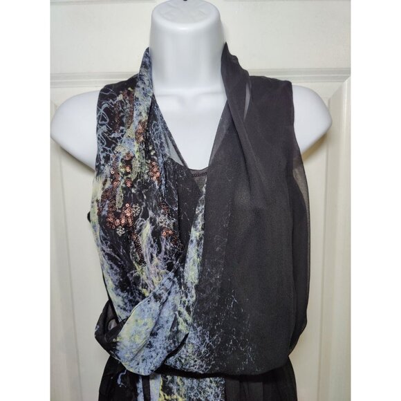 Simply Vera Vera Wang Sleeveless Chiffon Blouson Sequins (SOLD) - Picture 4 of 9